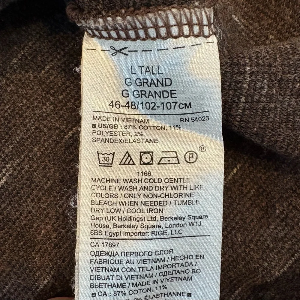 🤎 Banana Republic Men’s Crewneck Sweater | Brown Heather | Size Large Tall 🤎